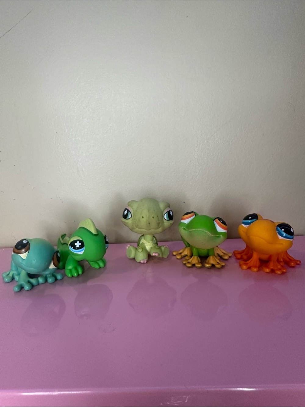 Littlest Petshops reptiles and amphibians
